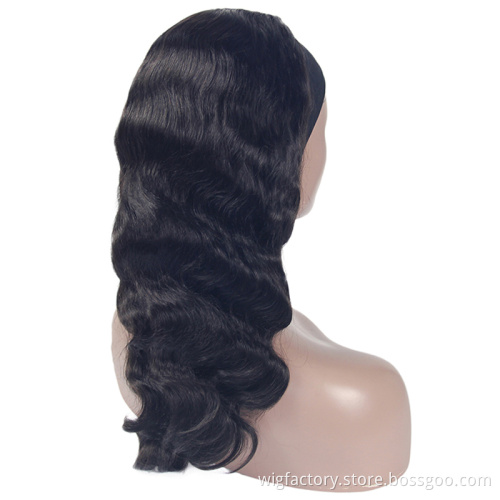 Wet and Wavy Human Hair Wig Headband Grip,40 Inch Headband Wig Brazilian Human Hair,Headband For Wig Glueless Full Machine